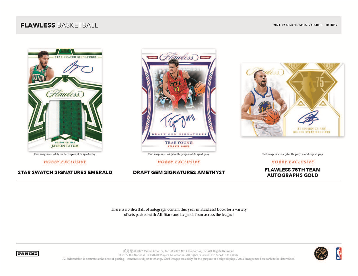 2021-22 Panini Flawless Basketball Hobby 2 Box Case