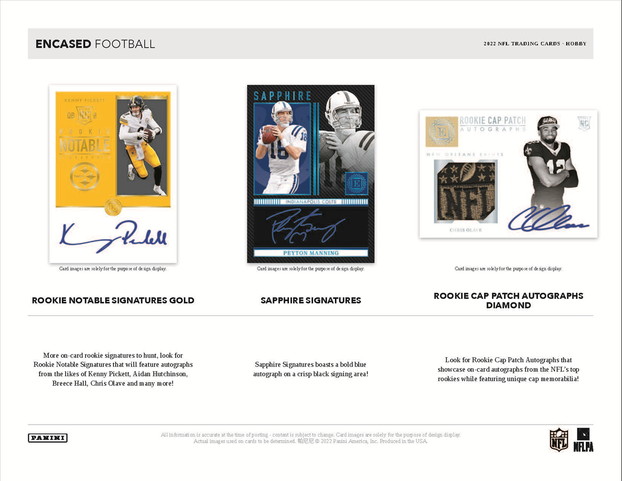 2022 Panini Encased Football Hobby Box
